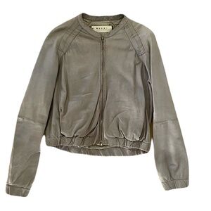 RARE🔹MARNI🔹Leather Jacket🔹Authentic🔹Lamb Leather Vintage